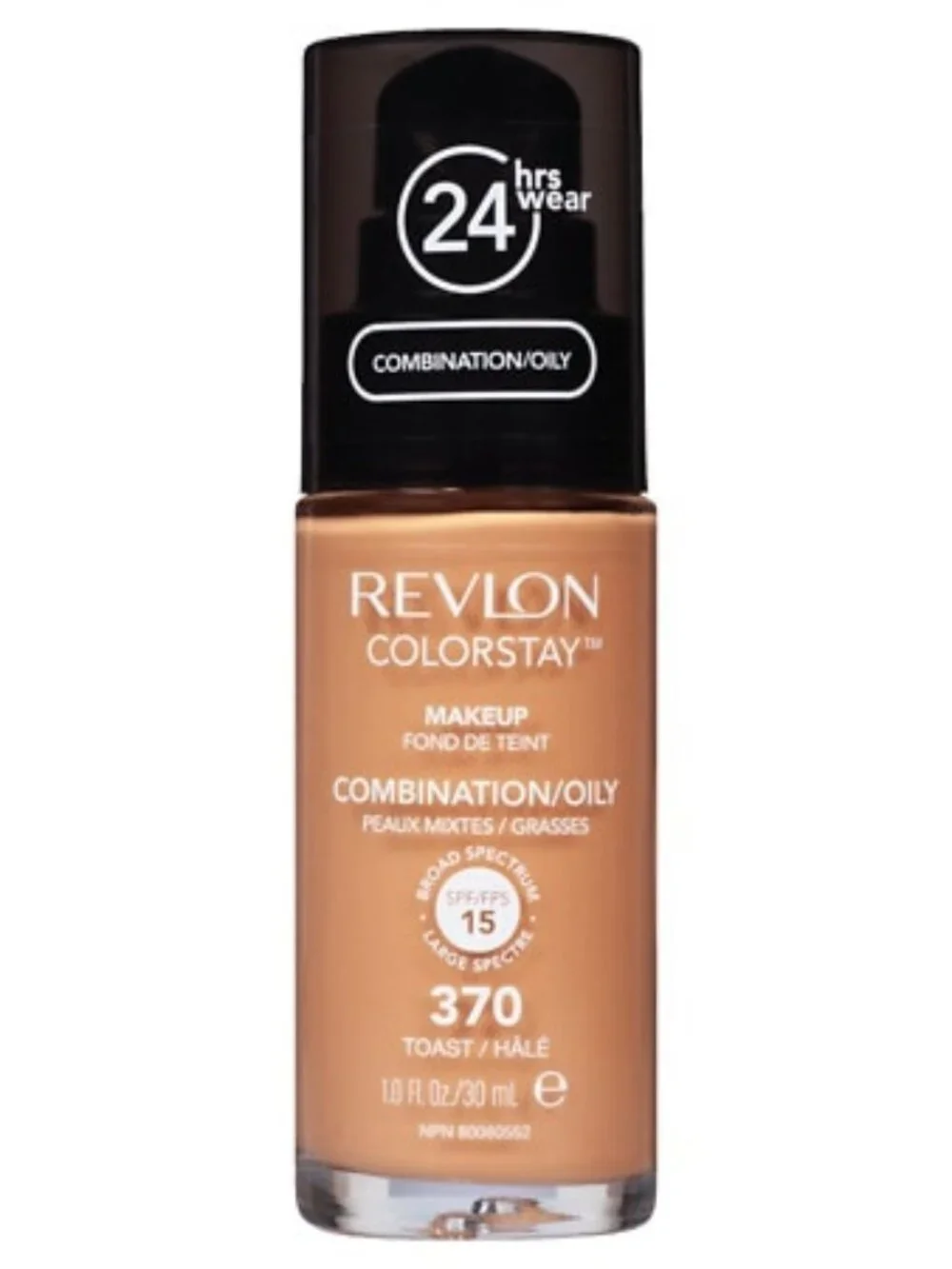 Revlon Colorstay 24Hrs 370 Natural Tan Liquid Foundation 30ml